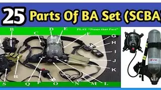 SCBA Self Contain Breathing Apparatus B.A Set BIS 10245 indianStandard #fireman Parts Of B.A Set