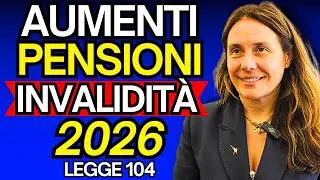 LEGGE 104 E PENSIONI 2026 👉 NUOVE TUTELE, BONUS SEGRETI E CAMBIAMENTI CHE POCHI SANNO!