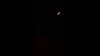 Train Speeds past us (Night Time View) Pretty Cool!!