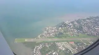 Bacolod City Negros Occidental aerial view | Old airport runway | Cebu Pacific flight