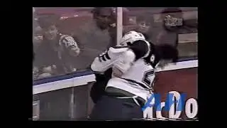 IHL Jan. 4, 1995 Brian Pellerin,HOU v Jason Simon,DEN Houston Aeros Denver Grizzlies