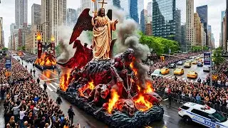 Jesus Parade ✝️ Epic Holy Week Procession in New York City Heaven vs Fire