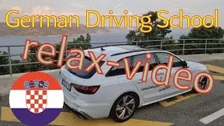 Relax video - Croatia - just driving - no talking - coast road -  German Driving School