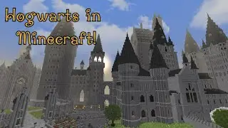 Exploring an EPIC Hogwarts Map In Minecraft!