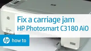 Fixing a Carriage Jam | HP Photosmart C3180 All-in-One Printer | HP