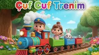 &Ccedil;uf &Ccedil;uf Trenim 🚂 | Efe Makinist, Elif & Tavşan ile Eğlenceli Tren Macerası!