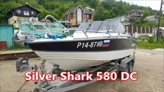 КАТЕР SILVER SHARK DC 580. СПУСК НА ВОДУ.