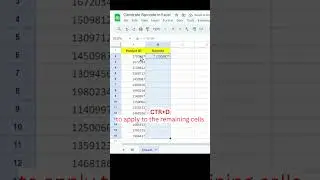 Generate BARCODE in Excel #shorts #youtubeshorts  #excel  #excelformulas  #tips #barcode #exceltech