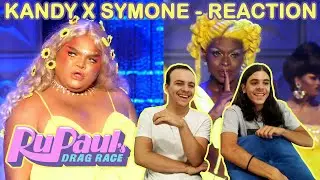 Kandy Muse X Symone (Boss) - BRAZIL REACTION - RuPaul's Drag Race - Season 13