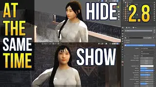Hide Objects in ONE 3D VIEWPORT ONLY - Blender 2.8