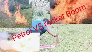 petrol vs rocket bomb please Drone dry experiment video KB Medine Titanium please don't cry