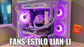 INSTALEI AS NOVAS FANS UPSIREN ARGB COM CONTROLADORA DO ALIEXPRESS — UPGRADE INSANO NO SETUP!