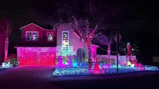 One Minute Effects in 4K! (The Dixon's 2025 Christmas Light Show)