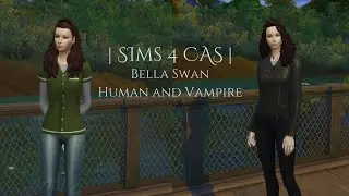 SIM 4 | CAS | Bella Swan Human+Vampire | Link to CC in Description