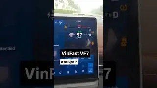 Vinfast VF7 0-100kph sprint #shorts