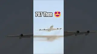Boeing 707 then vs now 😭