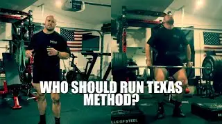 385 Clean. Banded Pin Squats. The Ideal Texas Method Trainee.