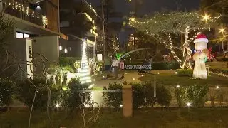 People flock to Peru street where Christmas lights are dazzling and award-winning