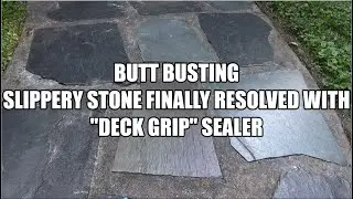 Best way to fix a slippery walkway