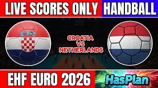 🔴 Croatia vs Netherlands | EHF Euro 2026 | Hrvatska Nizozemska Rukomet - Live Score Only #livescore