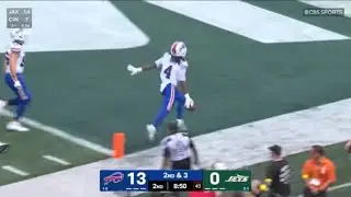 James Cook Dodges Tacklers On His Way For A TD - BILLS vs JETS - 2025-26 NFL SEASON WEEK 2