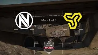 EnVyUs vs Space Soldiers Map 1 (Overpass) - Europe Minor, ELEAGUE Major 2018