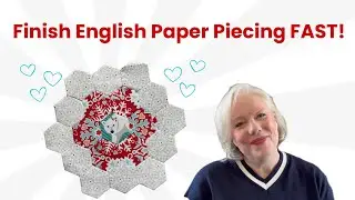 Sew Hexies by Machine | Fast & Easy English Paper Piecing Tutorial for Quilters
