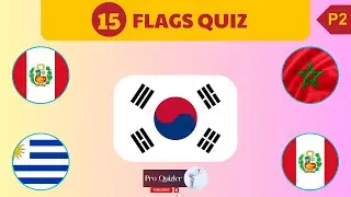 MOST DIFFICULT FLAG QUIZ - 15 Flags Challenge - P2 #flag   #quiz   #flagquizz