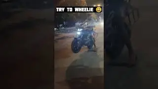try to wheelie😃 | xtreme 125r | hero xtreme 125r | hero xtreme 125r modified | #stunt #xtreme125r