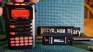 YAESU FT70D- SURECOM SW-33 Plus Power SWR Meter