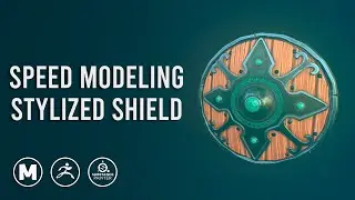 How To Make a Stylized Shield in Autodesk Maya, Zbrush and Substance Painter