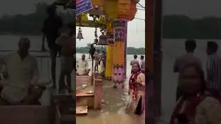 मथुरा विष्राम घाट पर यमुना का जलस्तर बढ़ा | Mathura Flood | Mathura Vishram Ghat | #shorts #mathura