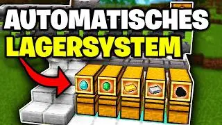 How to Build an Automatic Storage System in Minecraft 1.26 - Minecraft Automatic Storage Build Tu...