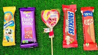 Satisfying video Asmr lollipops candy and chocolate unboxing video Asmr opening video