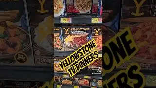Yellowstone TV Dinners #yellowstone #walmart #food #meals #tvdinner #frozenmeals  #cowboys