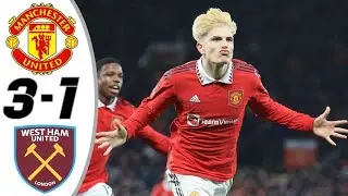 GOAL | Garnacho | Manchester United 3-1 West Ham United | Fifth Round | Emirates FA Cup 2022-23