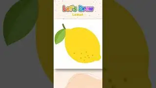 Lemon Drawing with Adobe Fresco #speedpaint #lemon  #adobefrescopainting #vector #drawingtutorial