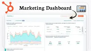 How To Create A Marketing Dashboard In HubSpot (No Coding Required)