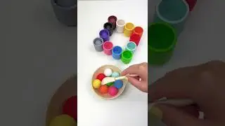 Satisfying color sorting ASMR! #satisfying #sorting #colorsorting