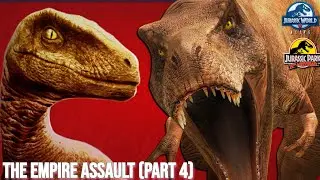 WIN 440 CLEVER GIRL DNA!  Isla Event Empire Assault (pt 4) Entire Playthrough |Jurassic World Alive