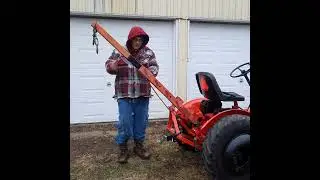 (Updated) POWER KING 1979:  BOOM, CRANE, HOIST, CHERRY PICKER, JIB, & GIN POLE; 3 point ATTACHMENT.