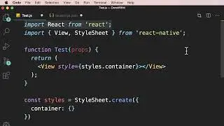 React Native | Fundamentals #94 - Custom snippets [By Mosh Hamedani]