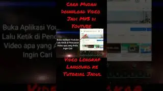 Cara Mudah Download Video jadi Mp3 di Youtube #Shorts