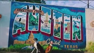 Iconic 'Greetings From Austin' mural vandalized | KVUE
