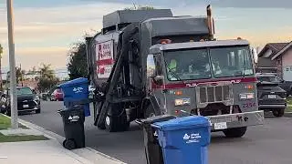 Athens services trash truck #2254 Peterbilt 320 part 67