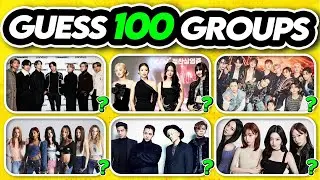 ⭐️ GUESS 100 KPOP GROUPS ❤️&zwj;🔥 - KPOP QUIZ