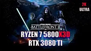 Star Wars  Battlefront II | Ryzen 7 5800x3d + RTX 3080 TI | ULTRA (2K)