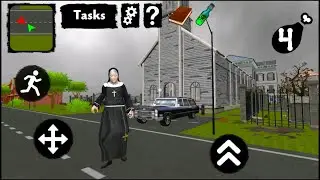 Neighbor Nun Scary Escape 3D - Level 2 - Gameplay