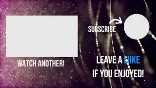 End Screen Template and Leave a LIKE {FREE USE]