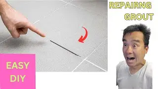 How to fix cracked grout easily at home, and what are the causes.